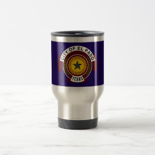 Mug De Voyage Drapeau d'El Paso