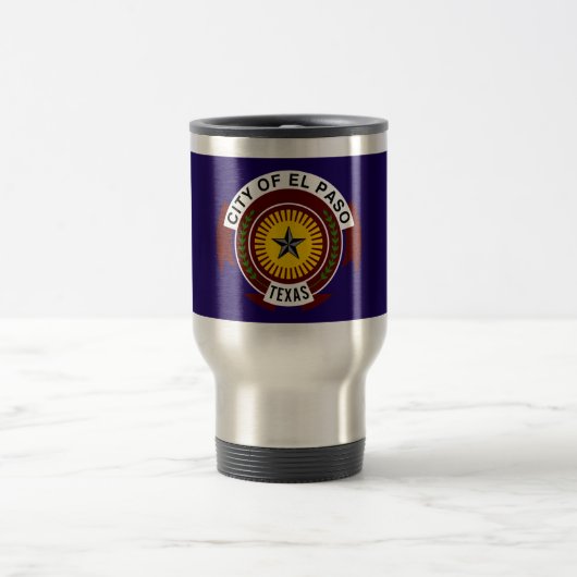 Mug De Voyage Drapeau d'El Paso (Centre)