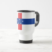 Mug De Voyage Drapeau des Antilles néerlandaises (Devant droit)