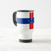 Mug De Voyage Drapeau des Antilles néerlandaises (Devant gauche)