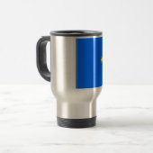 Mug De Voyage Drapeau des Asturies (Espagne) (Devant gauche)