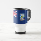Mug De Voyage Drapeau des îles Falkland (Devant droit)