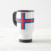 Mug De Voyage Drapeau des îles Féroé (Devant gauche)