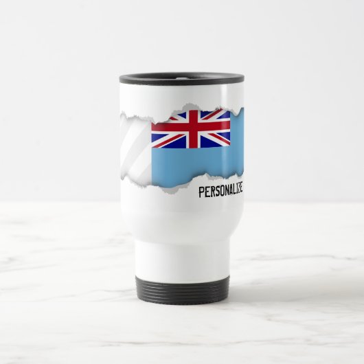 Mug De Voyage Drapeau des îles Fidji (Centre)