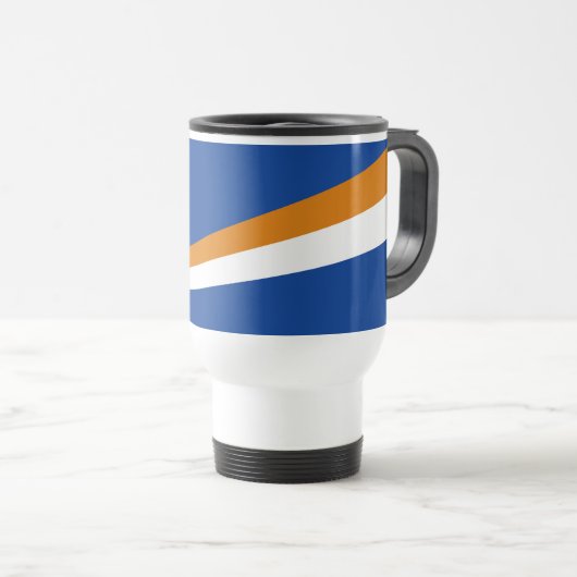 Mug De Voyage Drapeau des Îles Marshall (Devant droit)