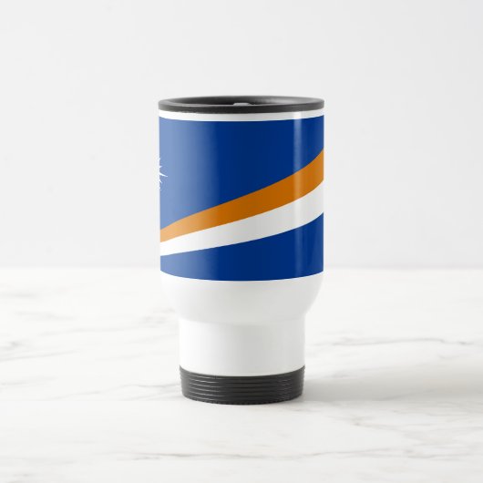 Mug De Voyage Drapeau des Îles Marshall (Centre)