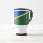 Mug De Voyage Drapeau des Îles Salomon (Devant droit)