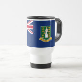 Mug De Voyage Drapeau des îles Vierges britanniques (Devant droit)