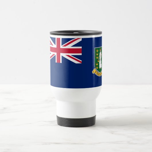 Mug De Voyage Drapeau des îles Vierges britanniques (Centre)