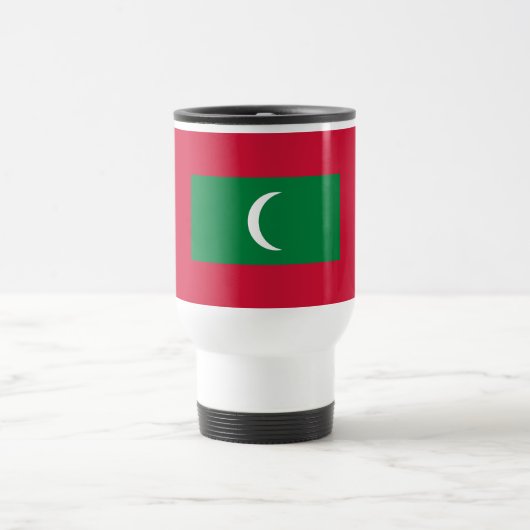 Mug De Voyage Drapeau des Maldives (Centre)
