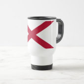 Mug De Voyage Drapeau d'État de l'Alabama (Devant droit)