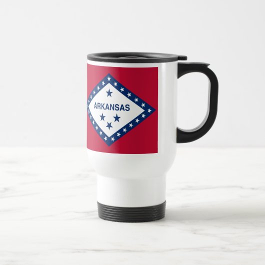 Mug De Voyage Drapeau d'État de l'Arkansas (Droite)