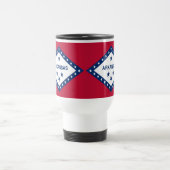 Mug De Voyage Drapeau d'État de l'Arkansas (Centre)