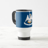 Mug De Voyage Drapeau d'État de Louisiane (Devant gauche)
