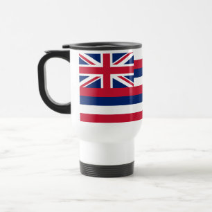 Mug De Voyage Drapeau d'État d'Hawaii