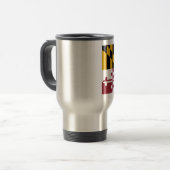 Mug De Voyage Drapeau d'état du Maryland (Devant gauche)