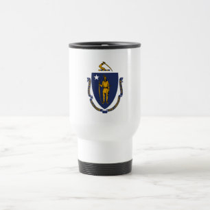 Mug De Voyage Drapeau d'État du Massachusetts