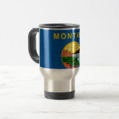 Mug De Voyage Drapeau d'état du Montana (Devant gauche)