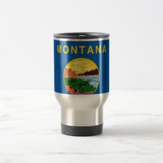 Mug De Voyage Drapeau d'état du Montana