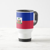 Mug De Voyage Drapeau d'Haïti (Devant droit)