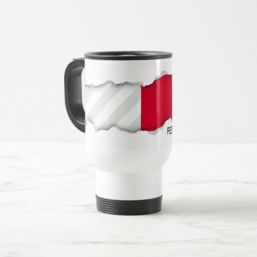 Mug De Voyage Drapeau d'île de Man (Devant gauche)
