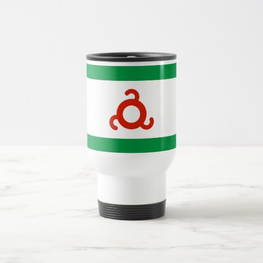 Mug De Voyage Drapeau d'Ingouchie (Centre)