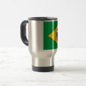 Mug De Voyage Drapeau du Brésil (Devant gauche)