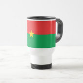 Mug De Voyage Drapeau du Burkina Faso patriotique (Devant droit)