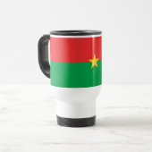 Mug De Voyage Drapeau du Burkina Faso patriotique (Devant gauche)