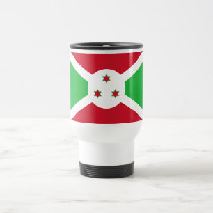 Mug De Voyage Drapeau du Burundi patriotique