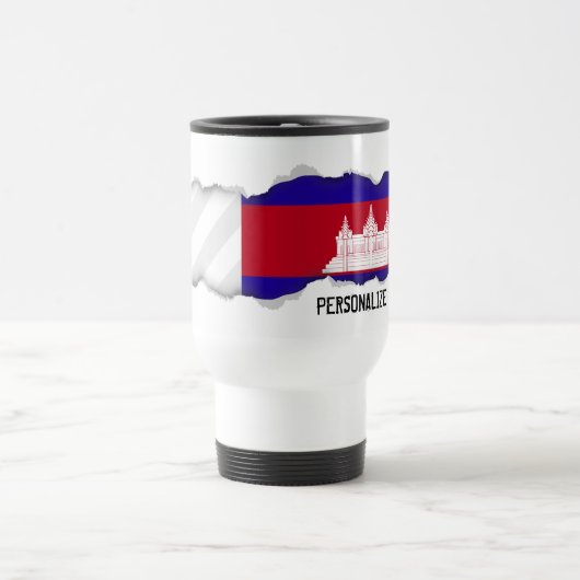 Mug De Voyage Drapeau du Cambodge (Centre)