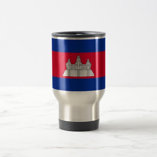 Mug De Voyage Drapeau du Cambodge (Centre)