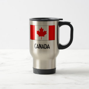 Mug De Voyage Drapeau du Canada