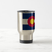 Mug De Voyage Drapeau du Colorado (Centre)