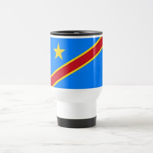 Mug De Voyage Drapeau du Congo Kinshasa (Centre)