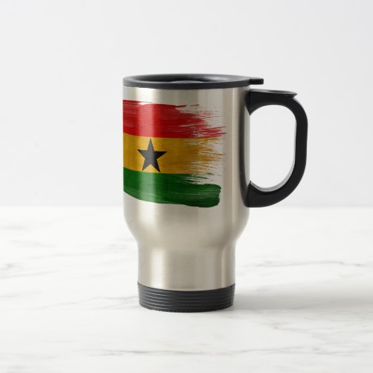 Mug De Voyage Drapeau du Ghana (Droit)