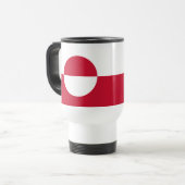 Mug De Voyage Drapeau du Groenland (Devant gauche)