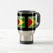 Mug De Voyage Drapeau du Guyana (Devant droit)
