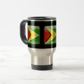 Mug De Voyage Drapeau du Guyana (Devant gauche)