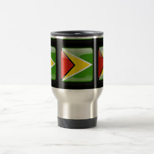 Mug De Voyage Drapeau du Guyana