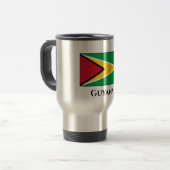 Mug De Voyage Drapeau du Guyana (Guyana) (Devant gauche)
