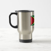 Mug De Voyage Drapeau du Guyana (Guyana) (Gauche)