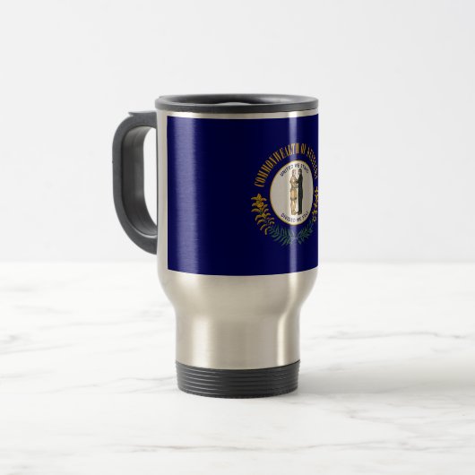 Mug De Voyage Drapeau du Kentucky (Devant gauche)