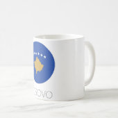 Mug de voyage Drapeau du Kosovo (Devant droit)