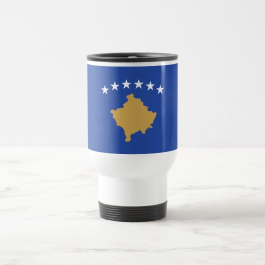 Mug De Voyage Drapeau du Kosovo (Centre)