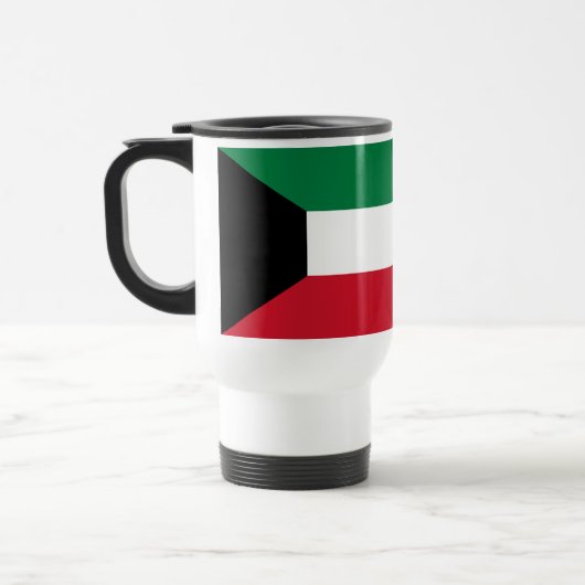 Mug De Voyage Drapeau du Koweït (Gauche)