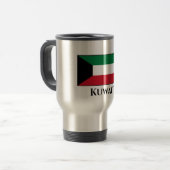 Mug De Voyage Drapeau du Koweït (Devant gauche)