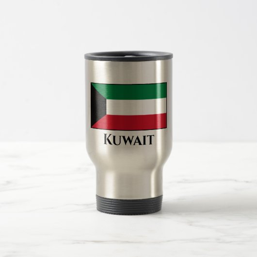 Mug De Voyage Drapeau du Koweït (Centre)