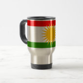 Mug De Voyage Drapeau du Kurdistan (Devant gauche)