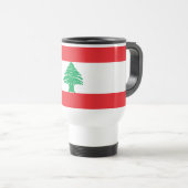 Mug De Voyage Drapeau du Liban (Devant droit)